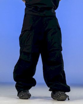 شلوار سوپر بگ پاچه زیپ از بغل