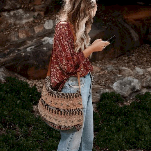 استایل بوهو با شلوار نیم بگ دخترانه